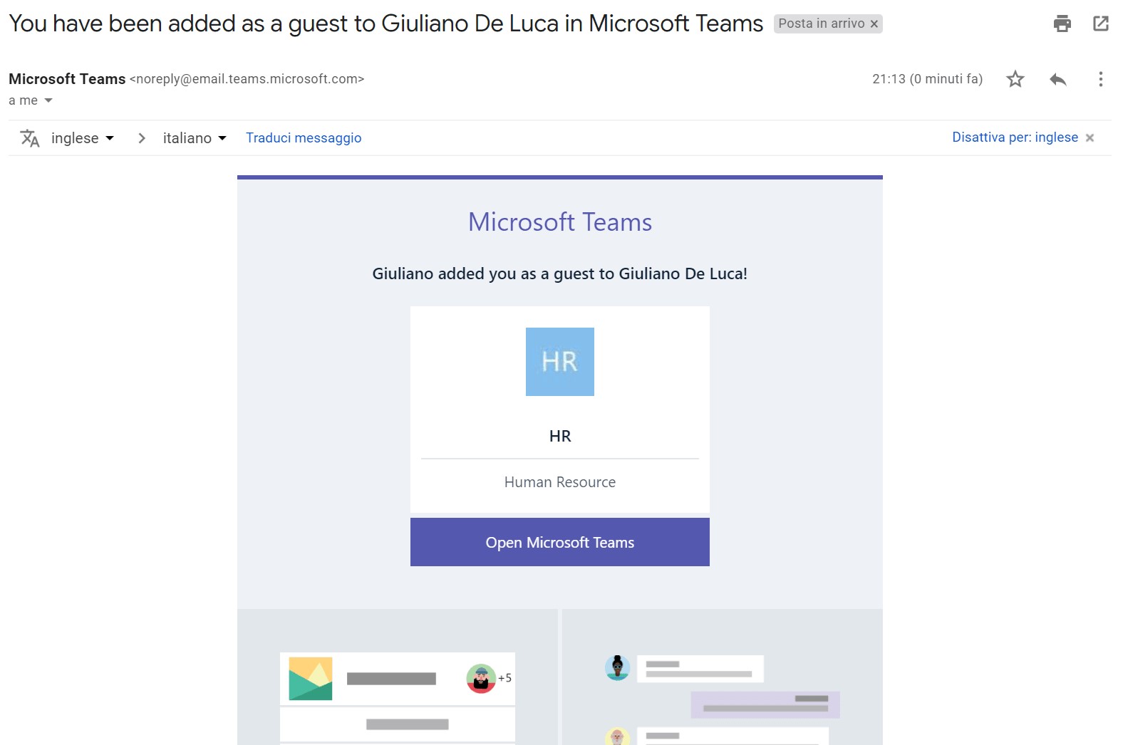 Microsoft Teams Guest Access User Experience With Private Email Giuliano De Luca